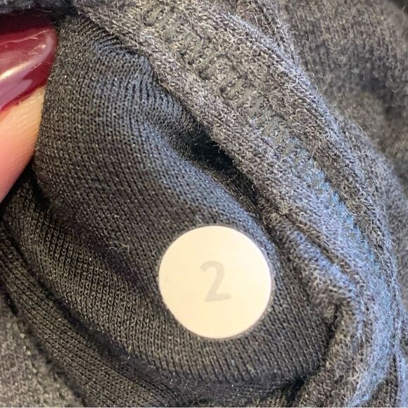 Lululemon Wunder Under Leggings Heathered Gray Leggings Size 2 - Picture 6 of 8